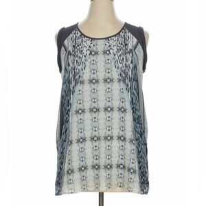 Patterned Sleeveless Top
